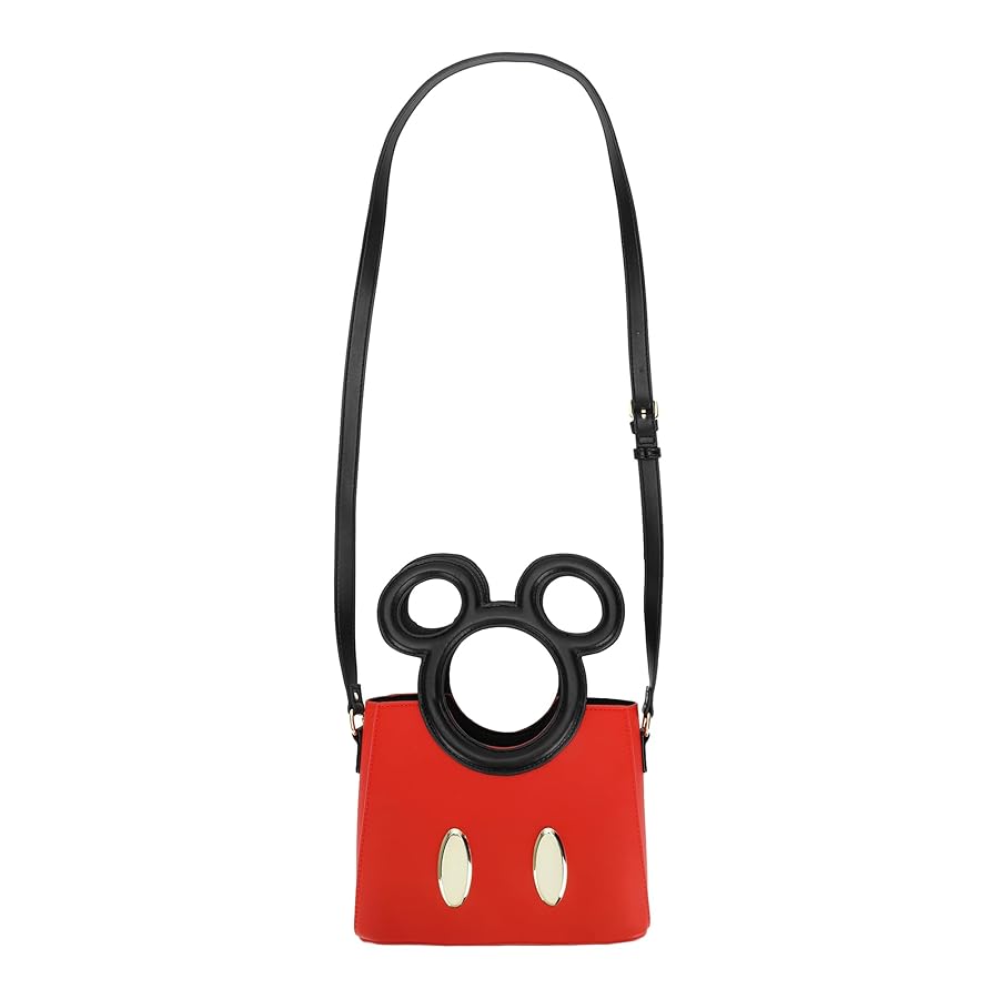 Disney Mickey Mouse Satchel Bag with 3D Ears: Handbags